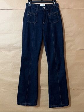 Reformation | Mia High Rise Vintage Bootcut Jeans Ondine Patch Pocket Size 24